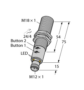 图尔克传感器产品  RU130U-M18E-LIU2PN8X2T-H1151