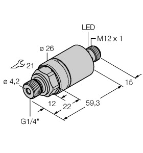 TURCK传感器产品  PC001R-204-2UPN8X-H1141